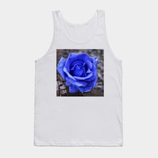 Blue rose Tank Top